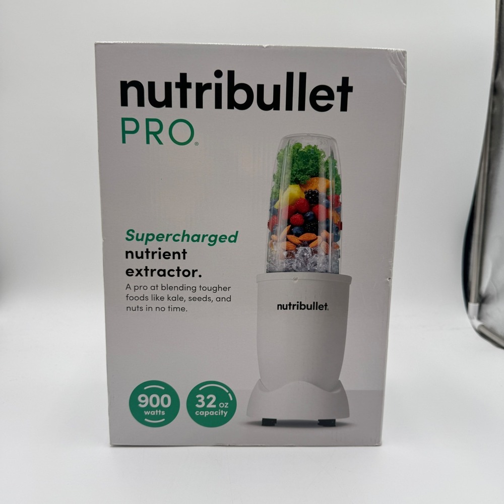 nutribullet® Pro Nutrient Extractor, 900W Professional Blender White NEW
